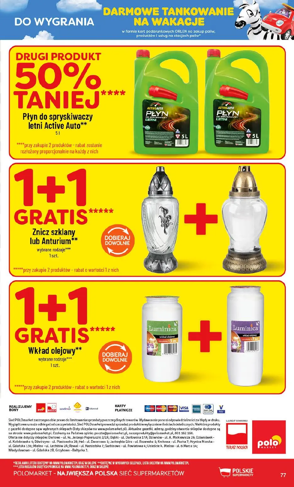 gazetka promocyjna POLOmarket Do POLO po darmowe tankowanie na wakacje 🏖️ - Strona 77