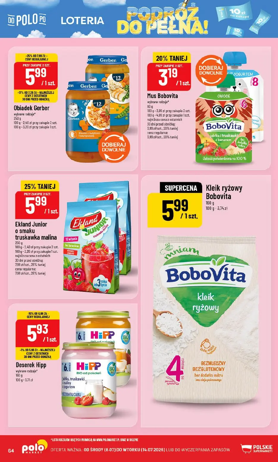 gazetka promocyjna POLOmarket Do Polo po Loteria Podróż do pełna! - Strona 64