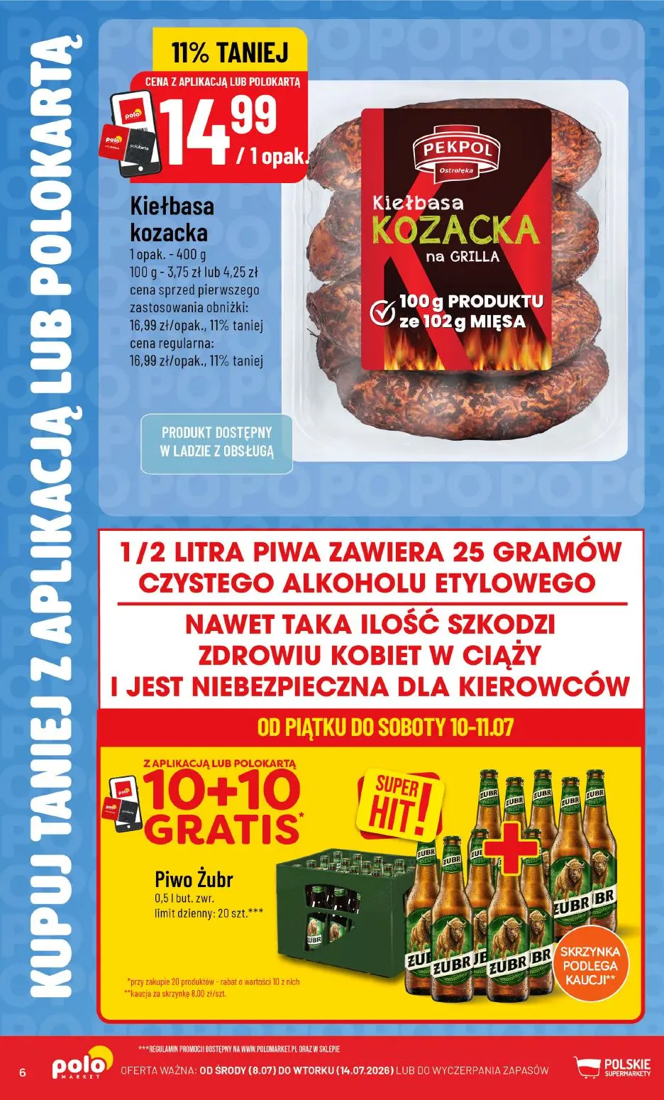gazetka promocyjna POLOmarket Kupuj taniej z kartą i apką POLO! - Strona 6