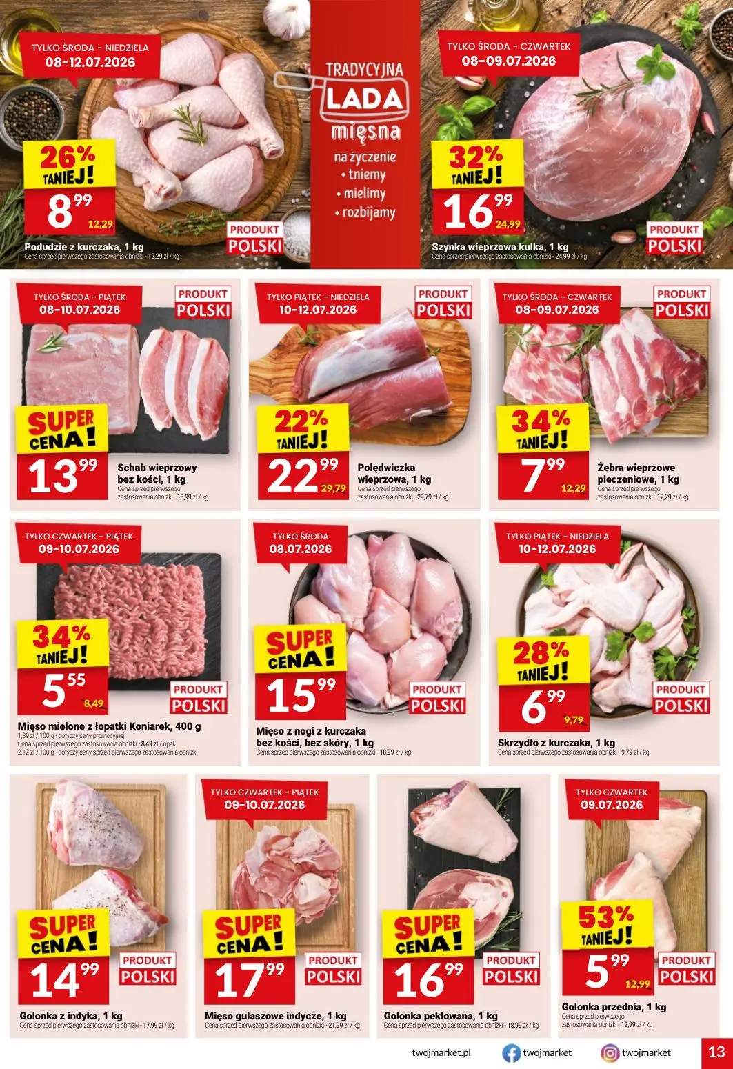 gazetka promocyjna Twój Market  - Strona 13