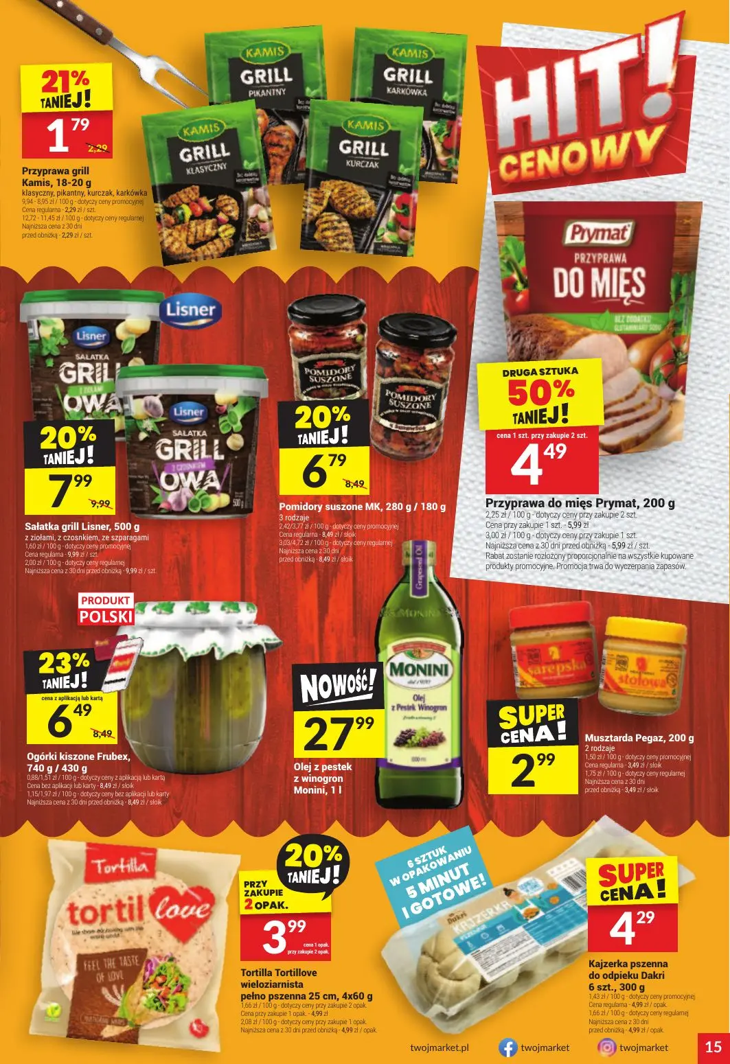 gazetka promocyjna Twój Market Grillove uczty - Strona 15