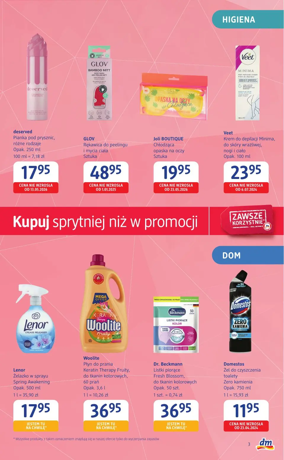gazetka promocyjna Drogeria dm Kupuj sprytniej niż w promocji - Strona 3