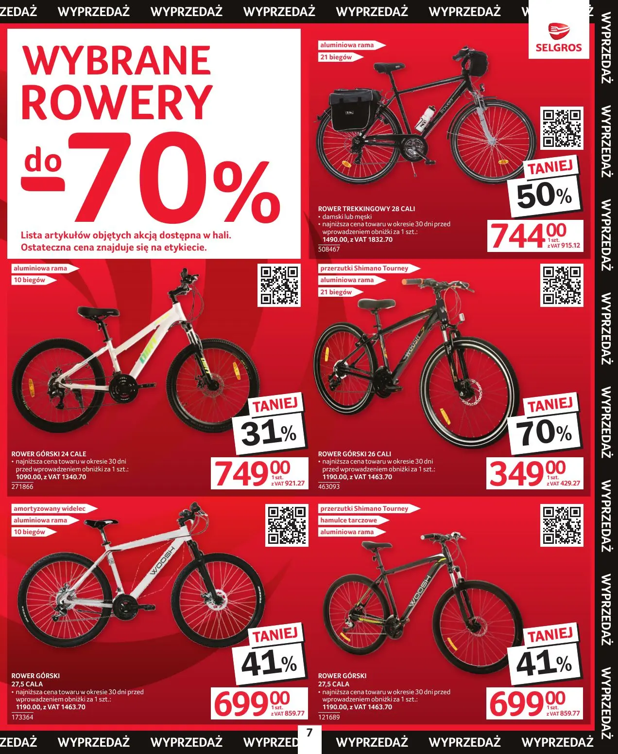 gazetka promocyjna SELGROS Totalna Wyprzedaż - Strona 7