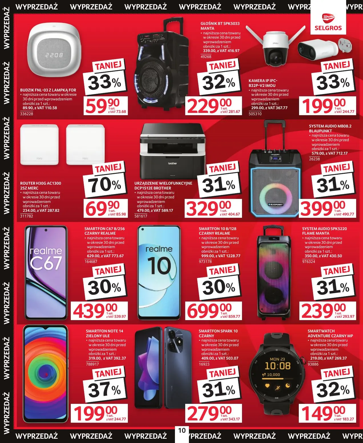 gazetka promocyjna SELGROS Totalna Wyprzedaż - Strona 10