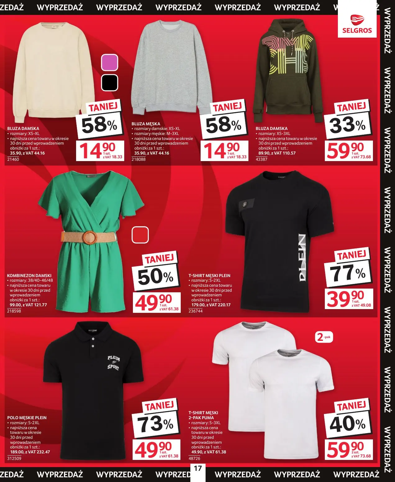 gazetka promocyjna SELGROS Totalna Wyprzedaż - Strona 17