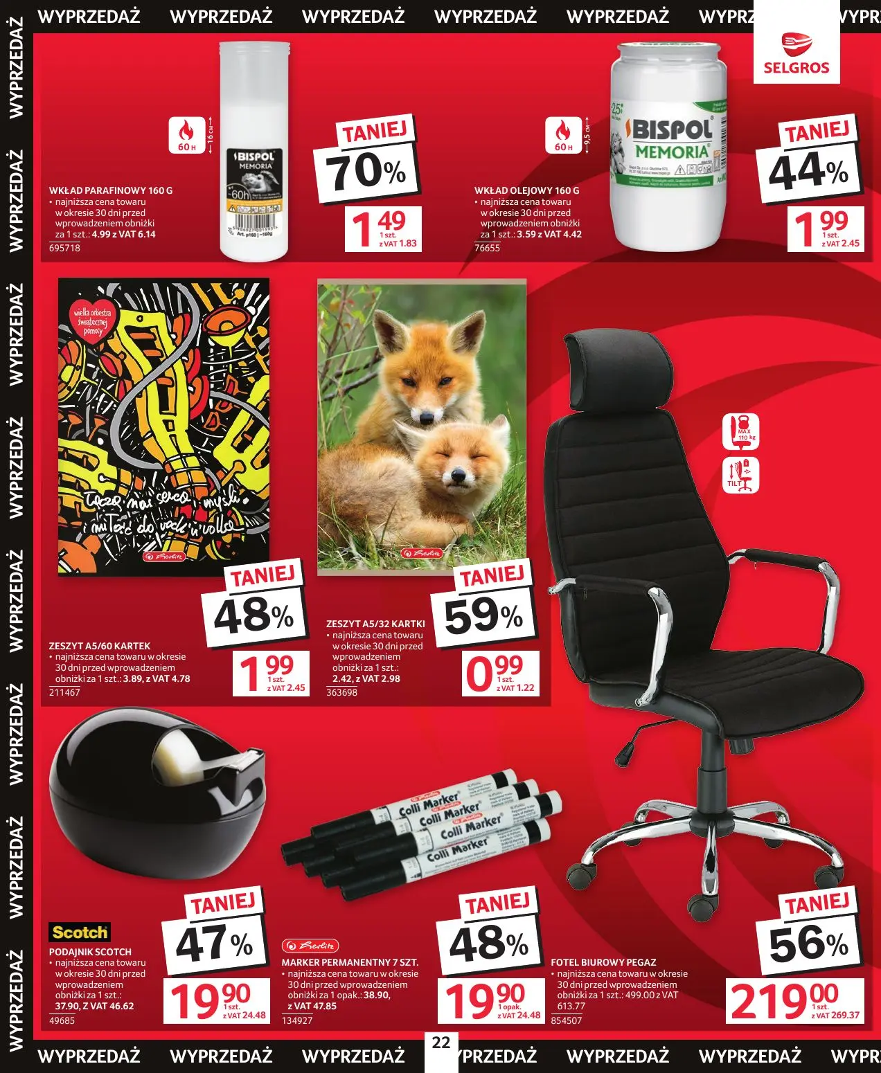 gazetka promocyjna SELGROS Totalna Wyprzedaż - Strona 22