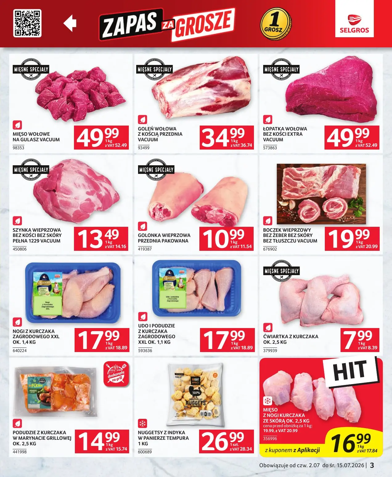 gazetka promocyjna SELGROS Oferta dla gastronomii - Strona 3
