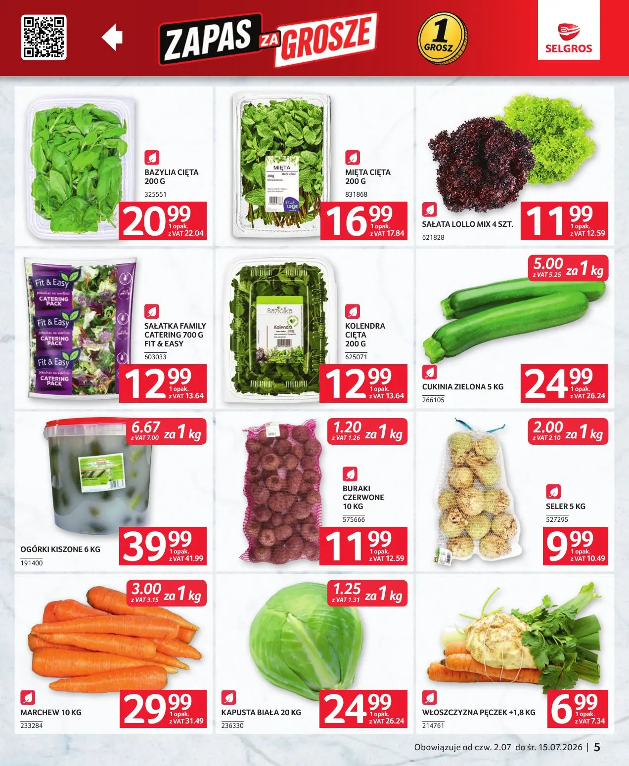 gazetka promocyjna SELGROS Oferta dla gastronomii - Strona 5