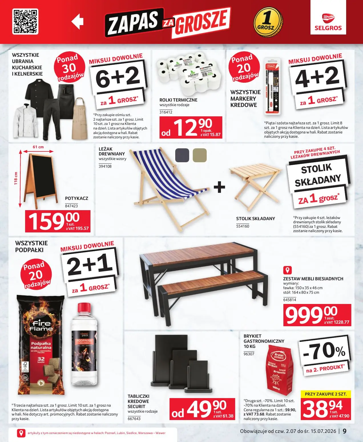 gazetka promocyjna SELGROS Oferta dla gastronomii - Strona 9