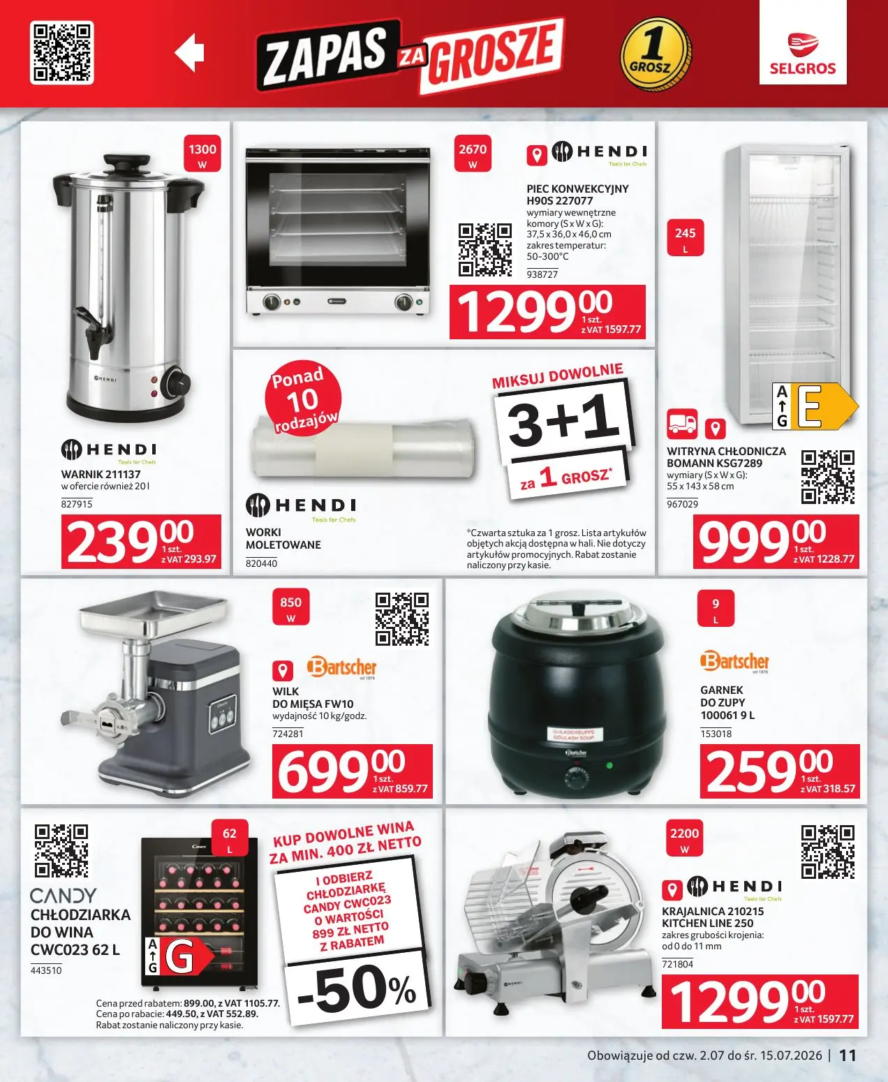 gazetka promocyjna SELGROS Oferta dla gastronomii - Strona 11