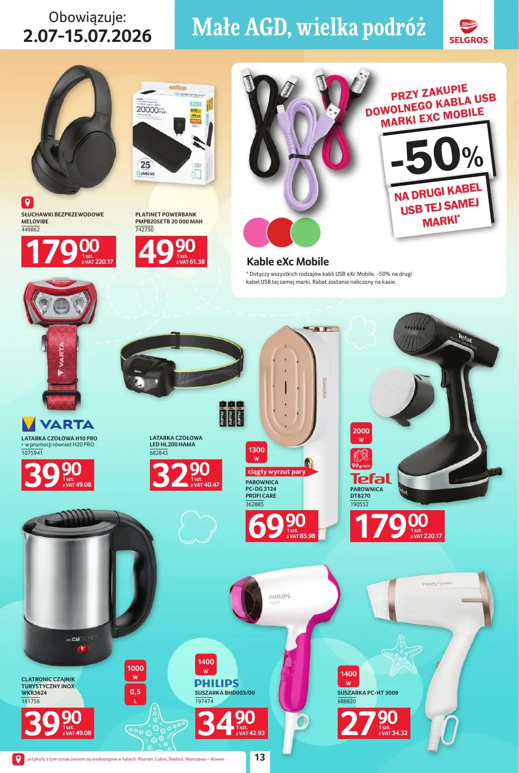gazetka promocyjna SELGROS Katalog Urlop - Strona 13