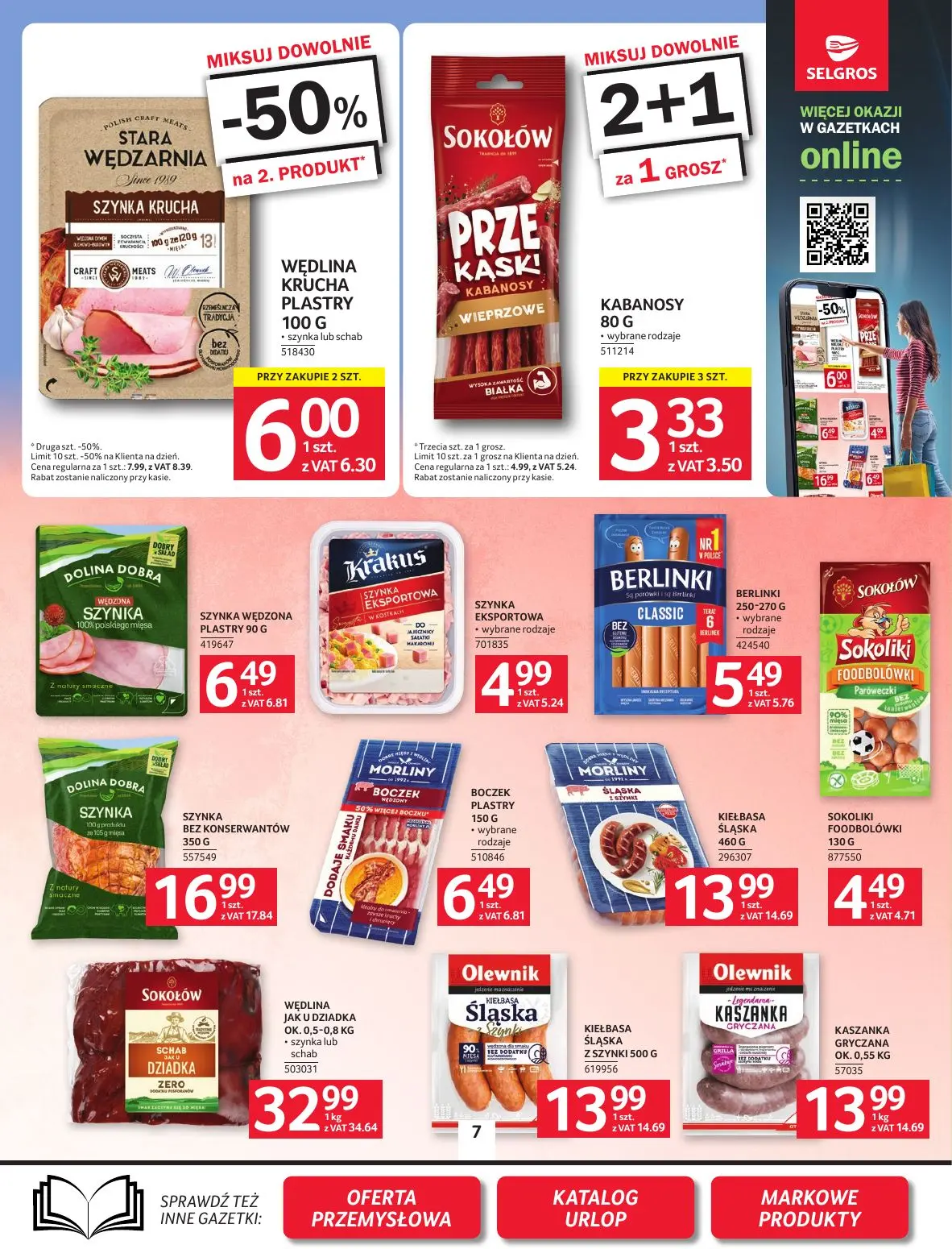 gazetka promocyjna SELGROS Oferta spożywcza - Strona 7
