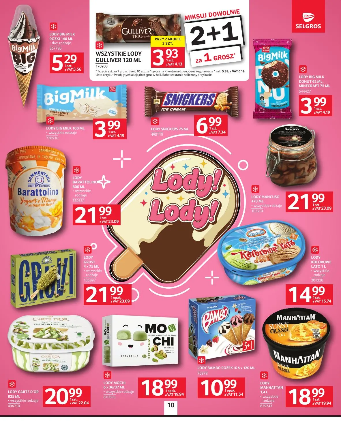 gazetka promocyjna SELGROS Oferta spożywcza - Strona 10