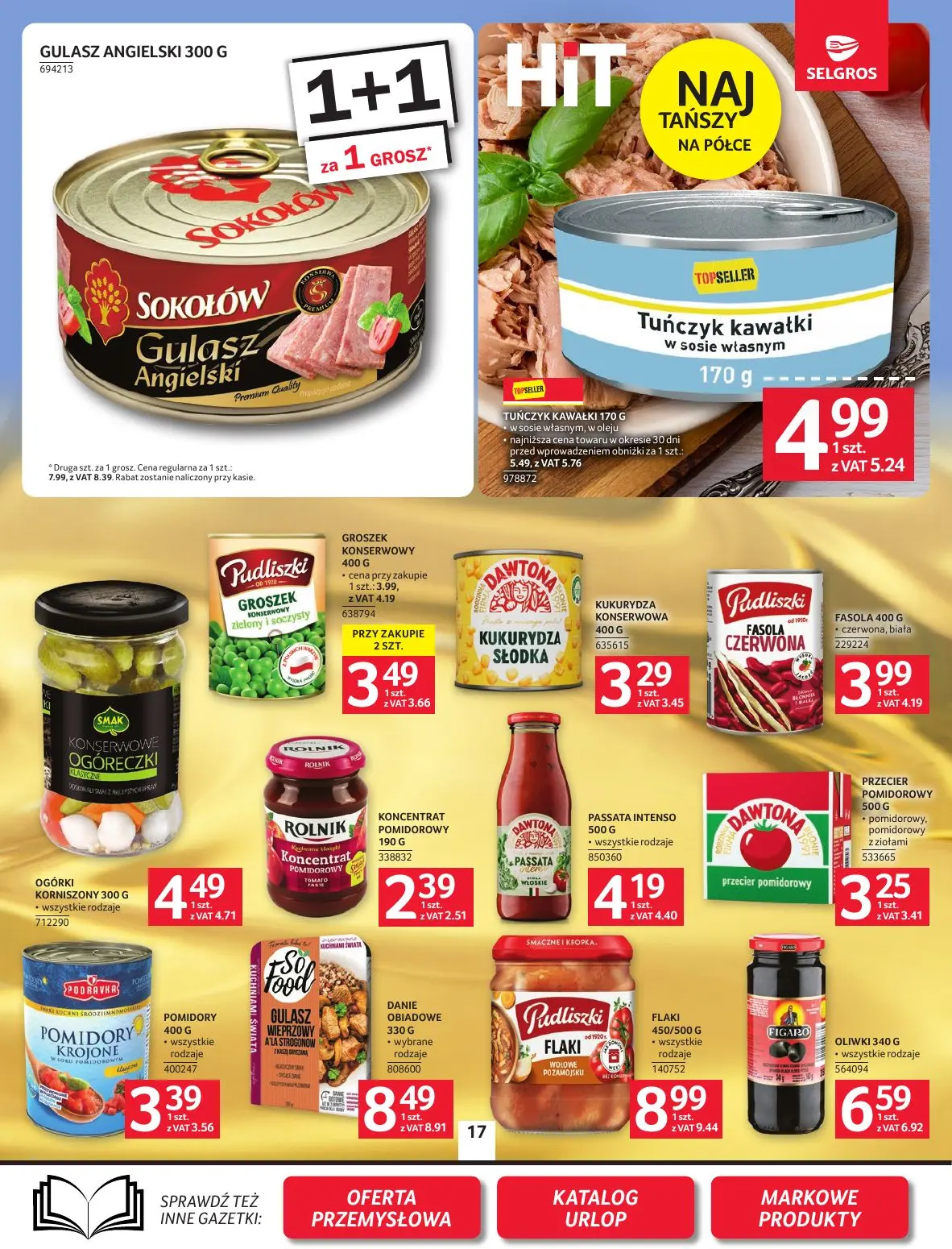 gazetka promocyjna SELGROS Oferta spożywcza - Strona 17