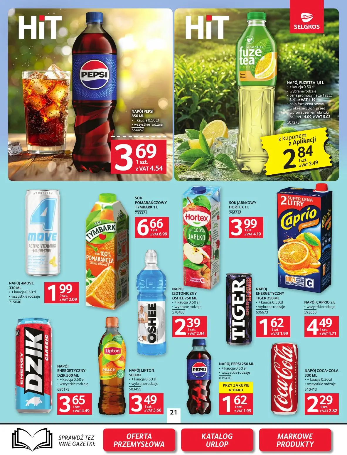 gazetka promocyjna SELGROS Oferta spożywcza - Strona 21