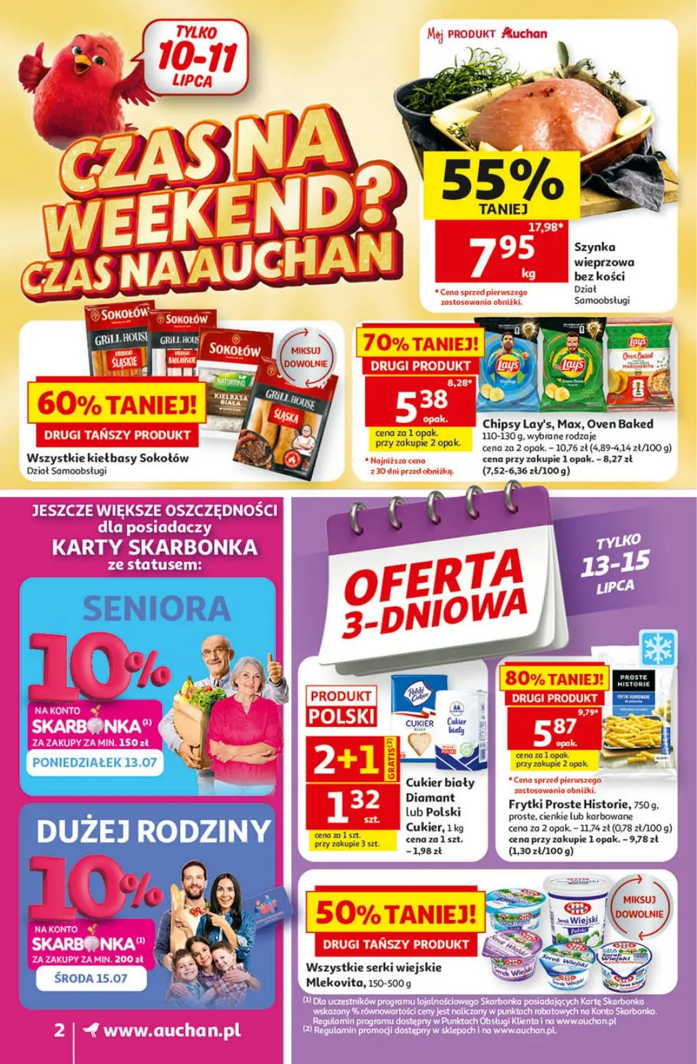 gazetka promocyjna Auchan Supermarket Oszczędni łapią wakacyjne okazje - Strona 2