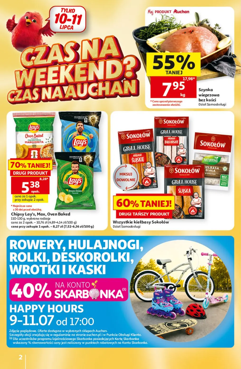 gazetka promocyjna Auchan Oszczędni łapią wakacyjne okazje  - Strona 2