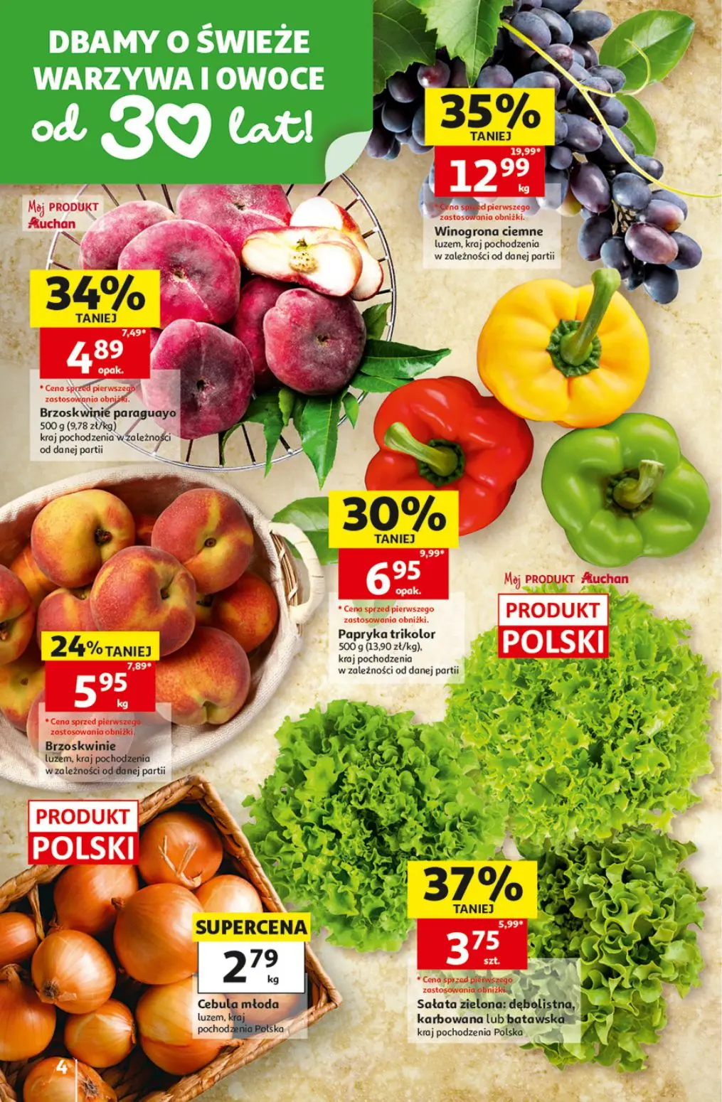 gazetka promocyjna Auchan Oszczędni łapią wakacyjne okazje  - Strona 4