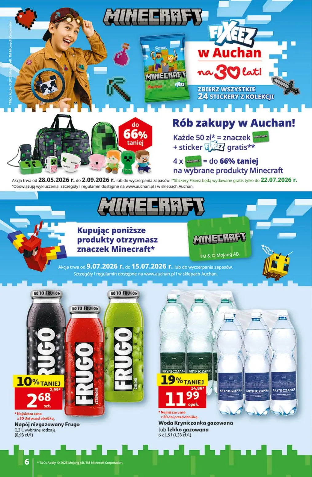 gazetka promocyjna Auchan Oszczędni łapią wakacyjne okazje  - Strona 6
