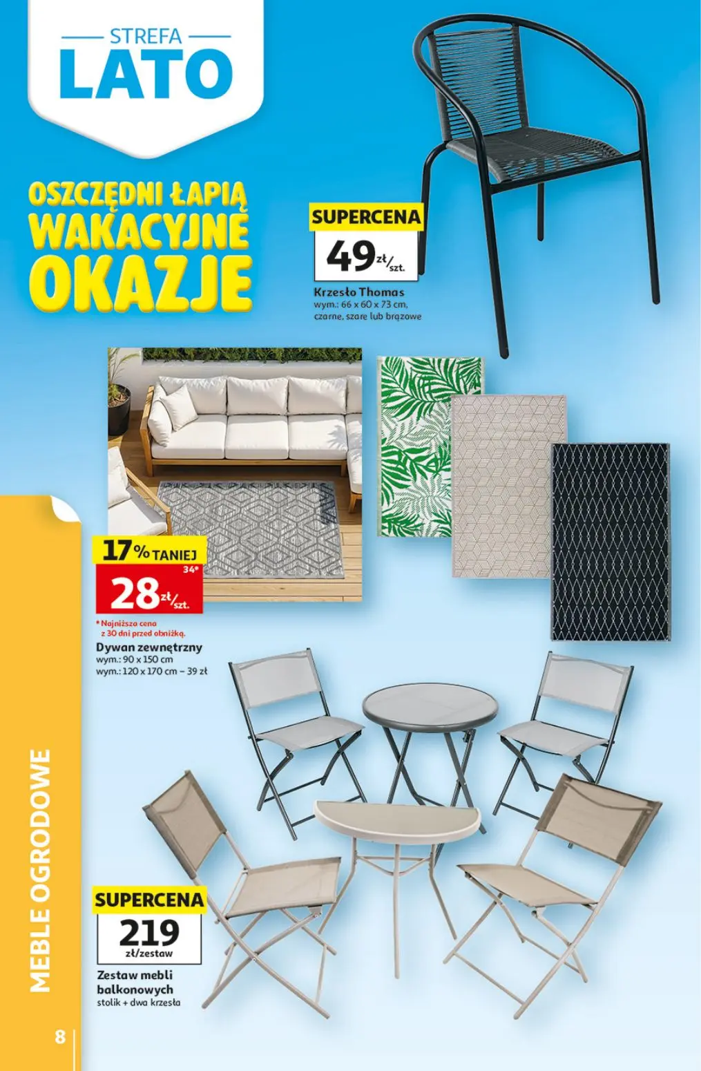 gazetka promocyjna Auchan Oszczędni łapią wakacyjne okazje  - Strona 8