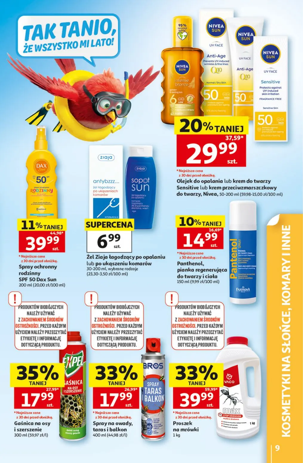gazetka promocyjna Auchan Oszczędni łapią wakacyjne okazje  - Strona 9