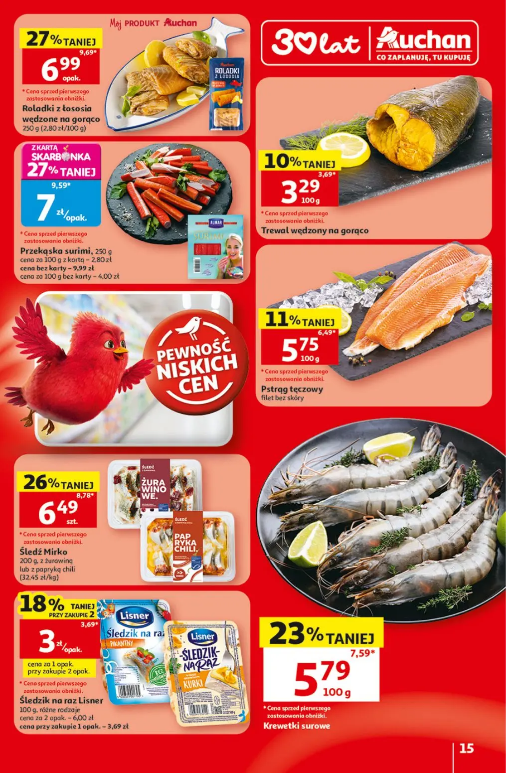 gazetka promocyjna Auchan Oszczędni łapią wakacyjne okazje  - Strona 15
