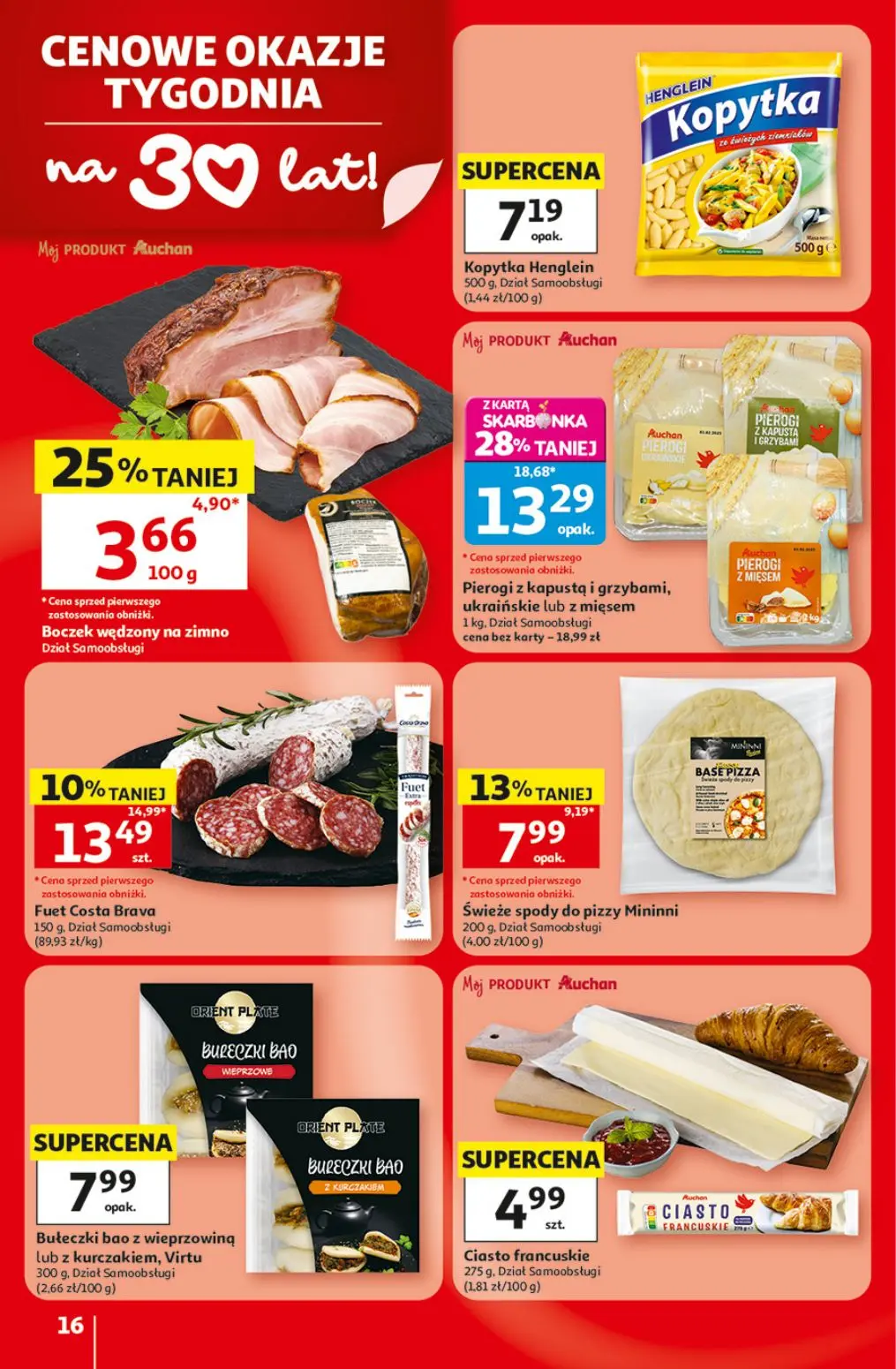 gazetka promocyjna Auchan Oszczędni łapią wakacyjne okazje  - Strona 16