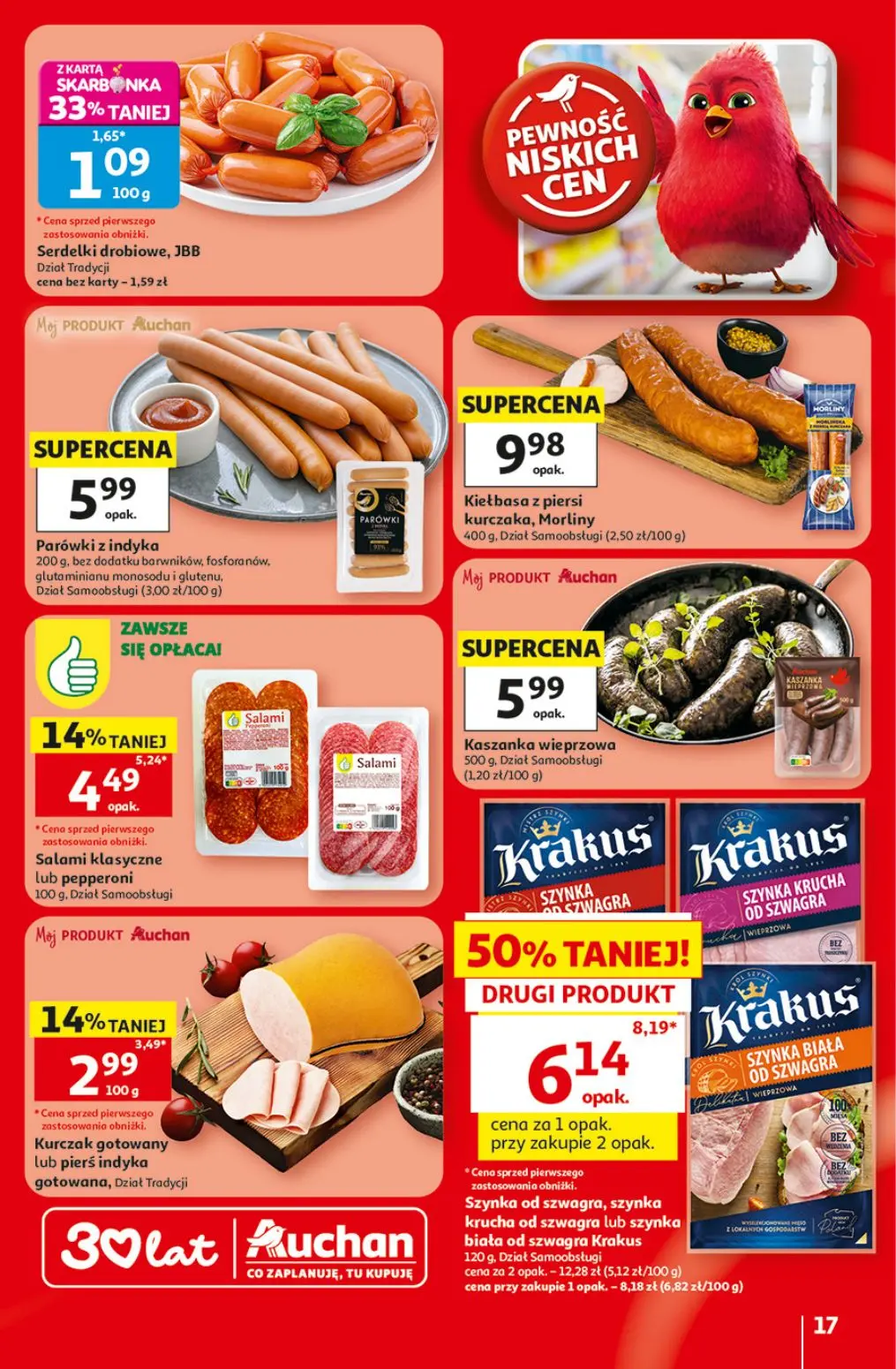 gazetka promocyjna Auchan Oszczędni łapią wakacyjne okazje  - Strona 17