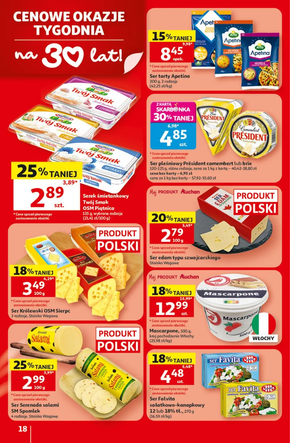 gazetka promocyjna Auchan Oszczędni łapią wakacyjne okazje  - Strona 18