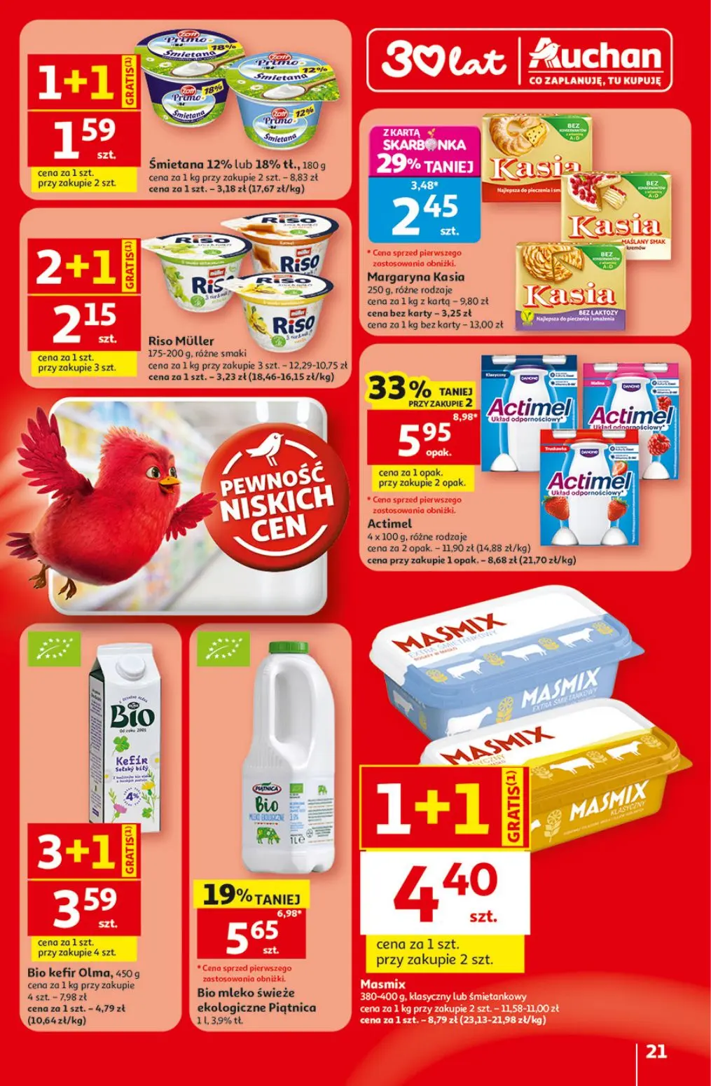 gazetka promocyjna Auchan Oszczędni łapią wakacyjne okazje  - Strona 21