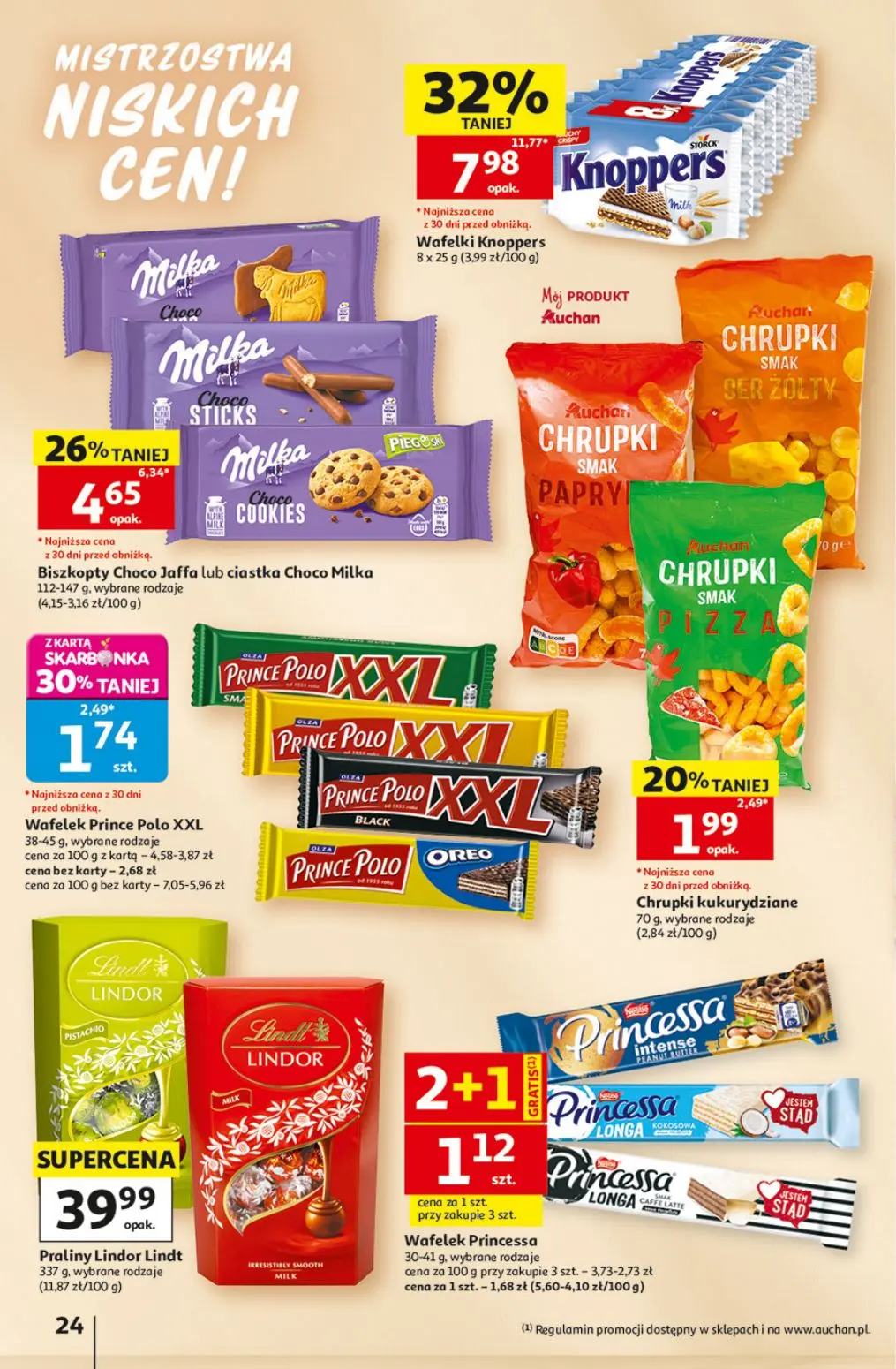 gazetka promocyjna Auchan Oszczędni łapią wakacyjne okazje  - Strona 24