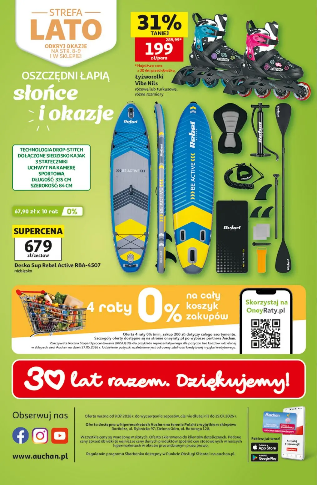 gazetka promocyjna Auchan Oszczędni łapią wakacyjne okazje  - Strona 41