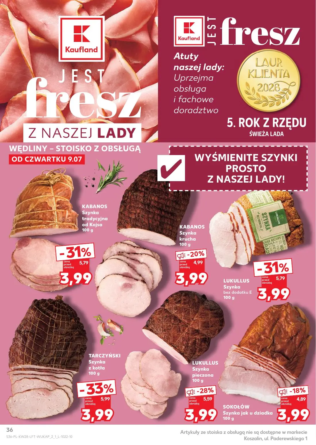gazetka promocyjna Kaufland Jest fresz - Strona 36