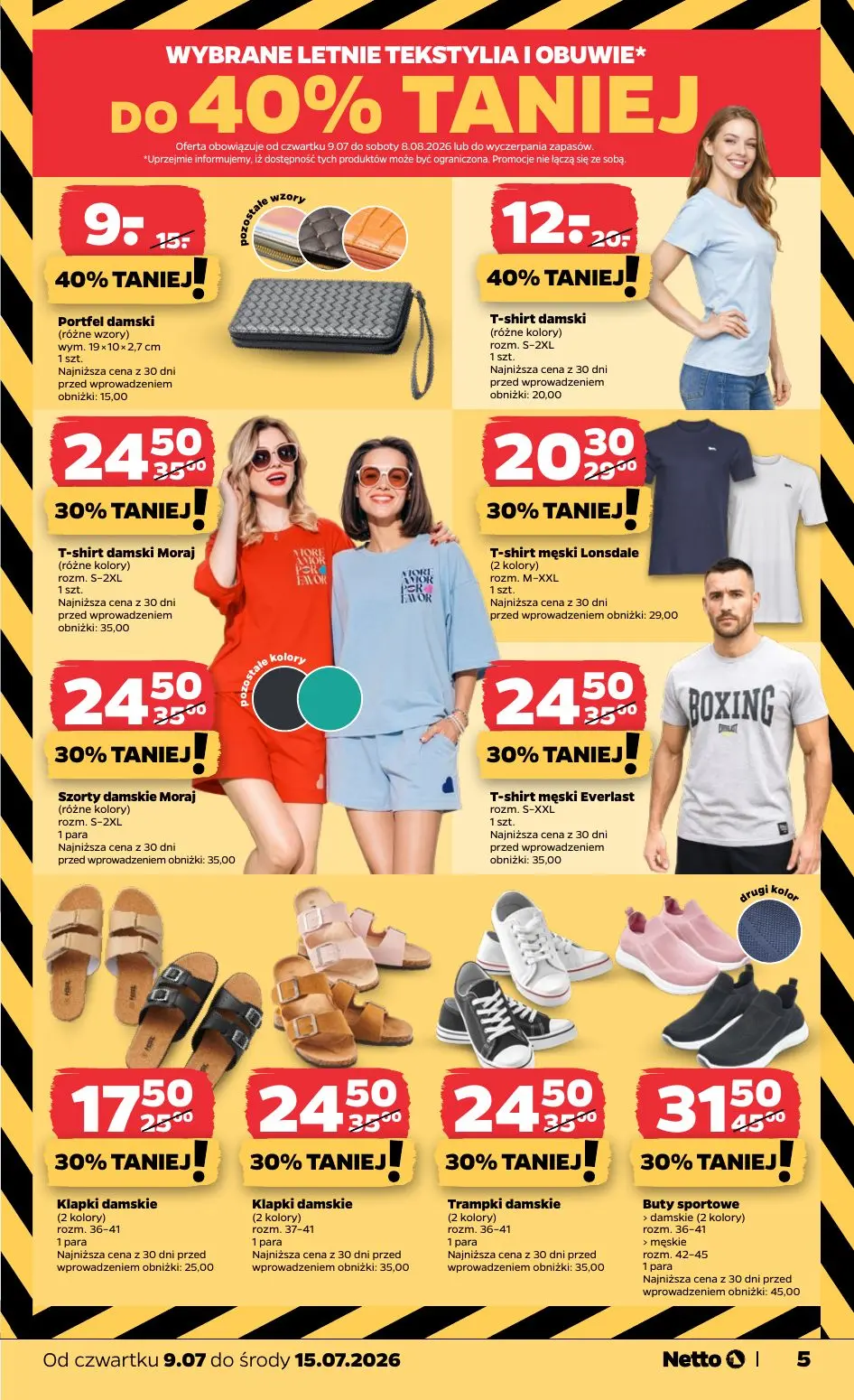 gazetka promocyjna NETTO Letnie tekstylia i nie tylko! 👙 - Strona 5
