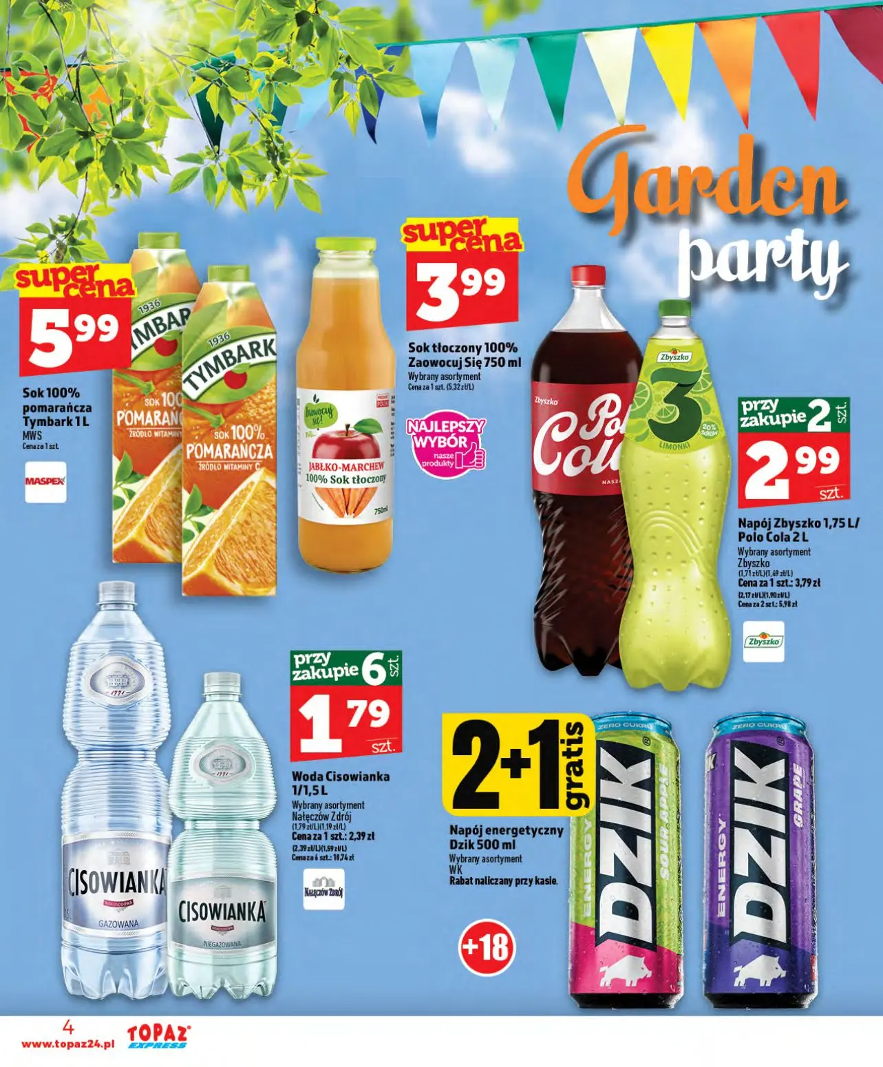 gazetka promocyjna Topaz Express - Strona 4