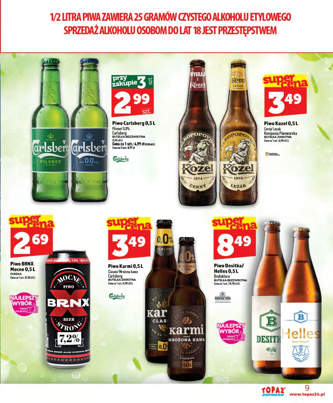 gazetka promocyjna Topaz Express - Strona 9