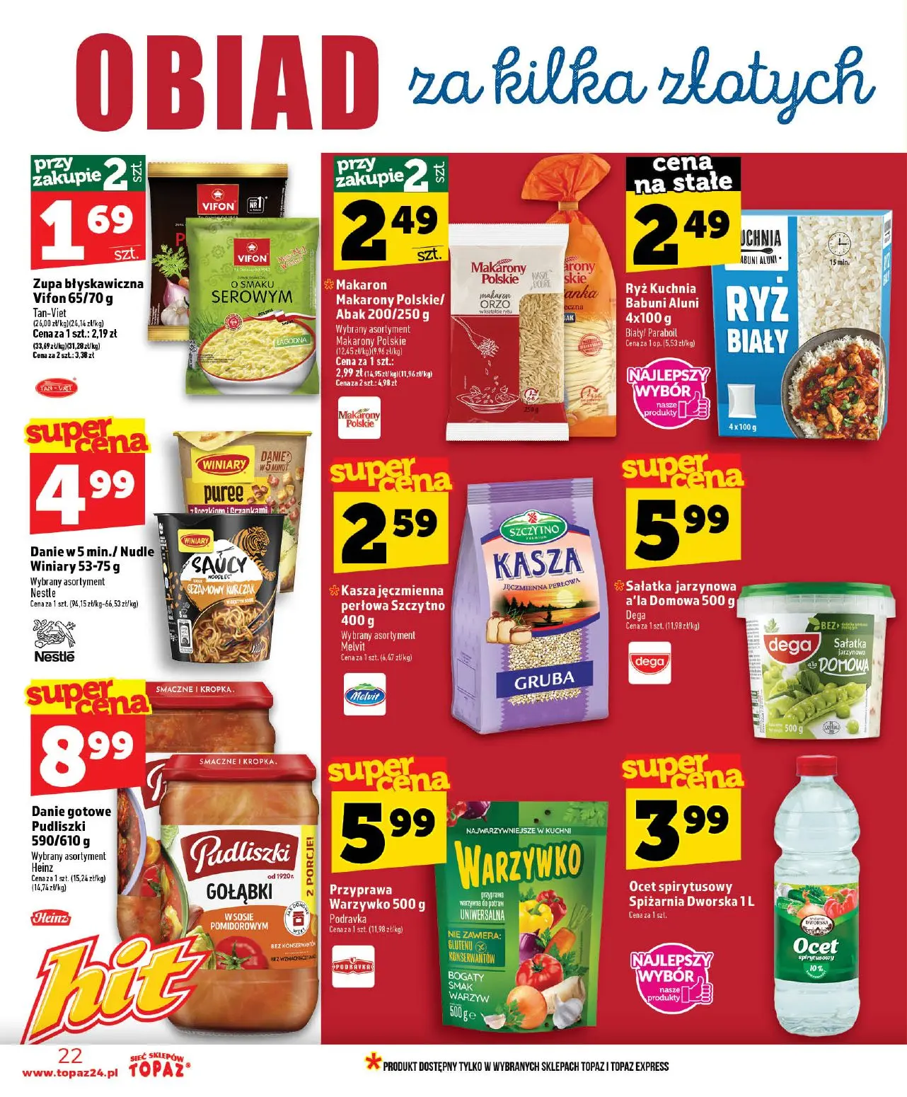 gazetka promocyjna Topaz Warszawa - Strona 22