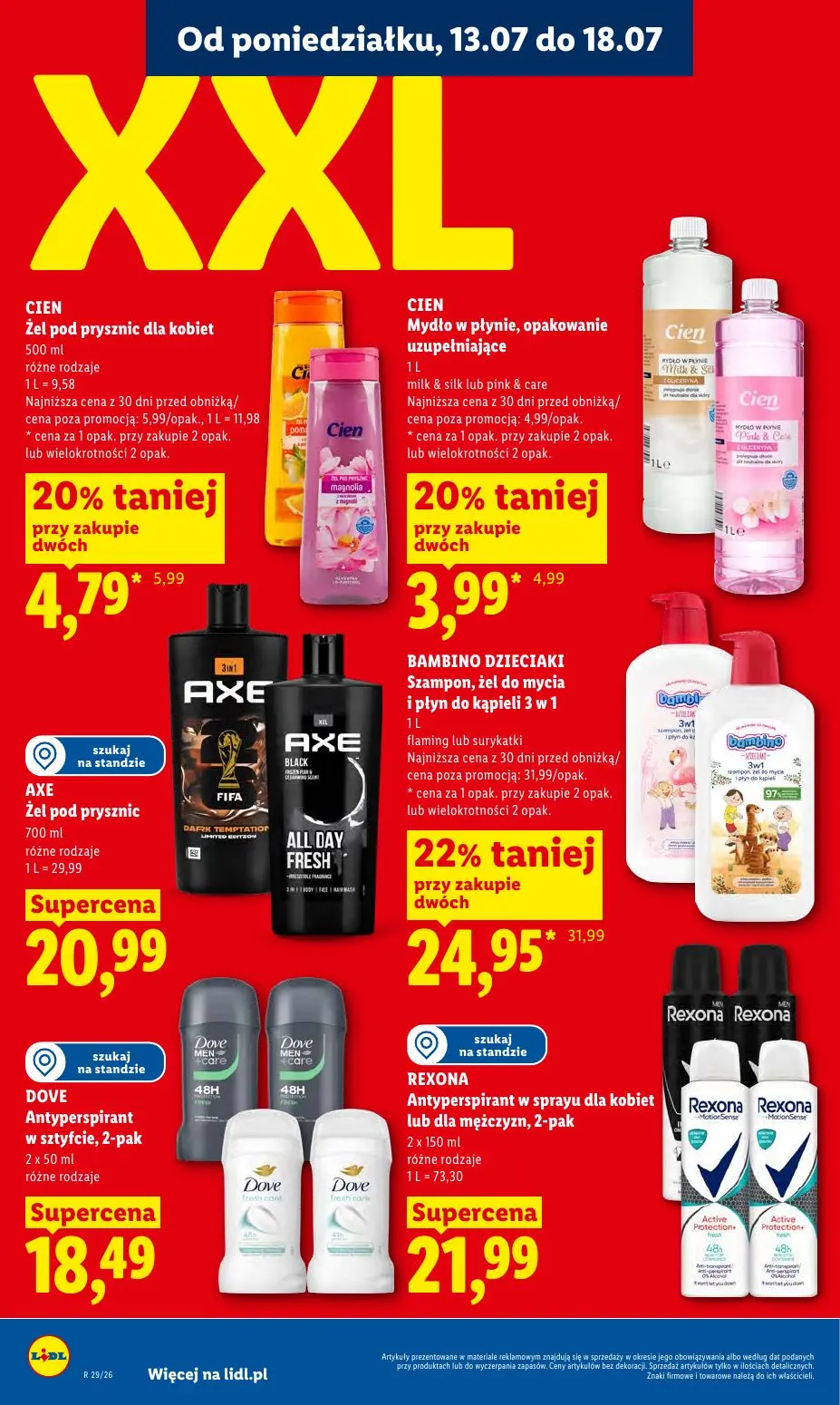 gazetka promocyjna LIDL Od poniedziałku - Strona 62
