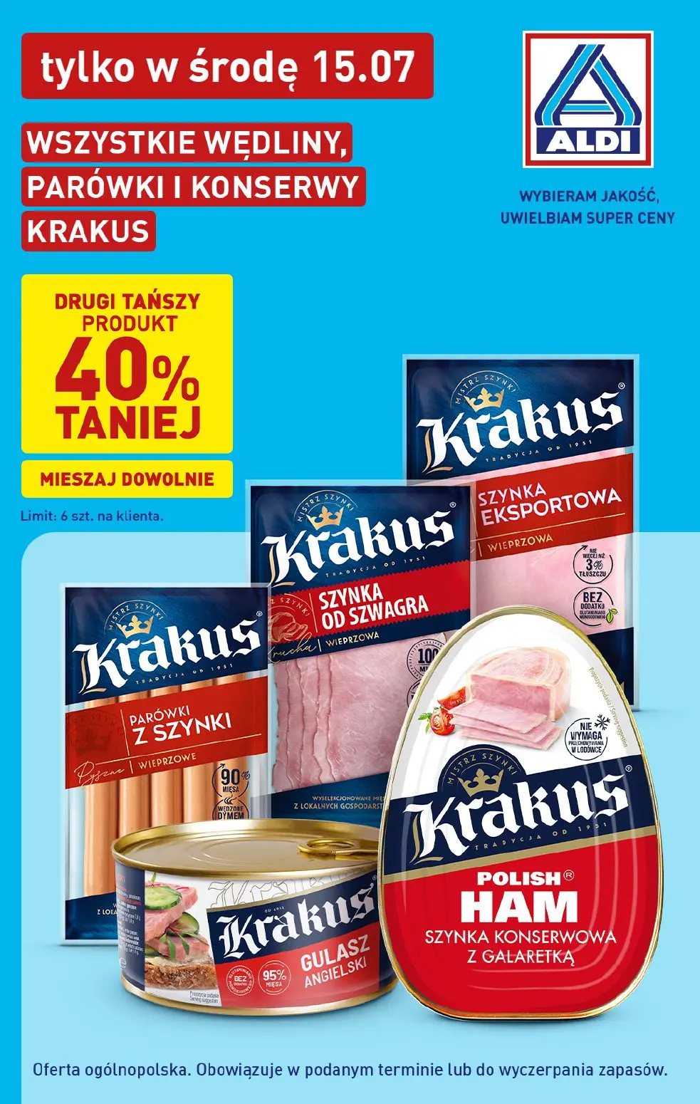 gazetka promocyjna ALDI Tylko w ŚRODĘ - Strona 2