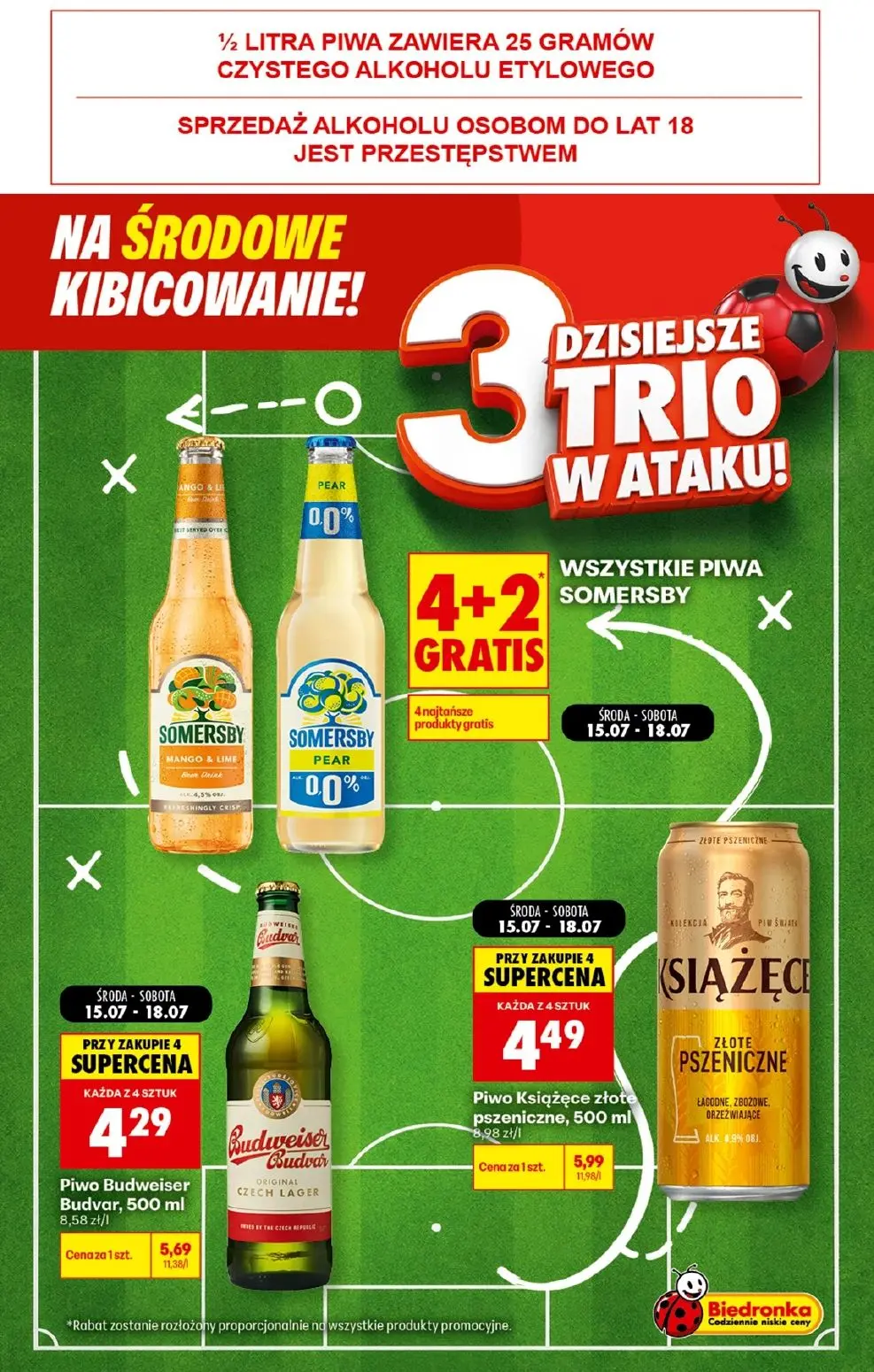 gazetka promocyjna Biedronka Na środowe kibicowanie - Strona 2