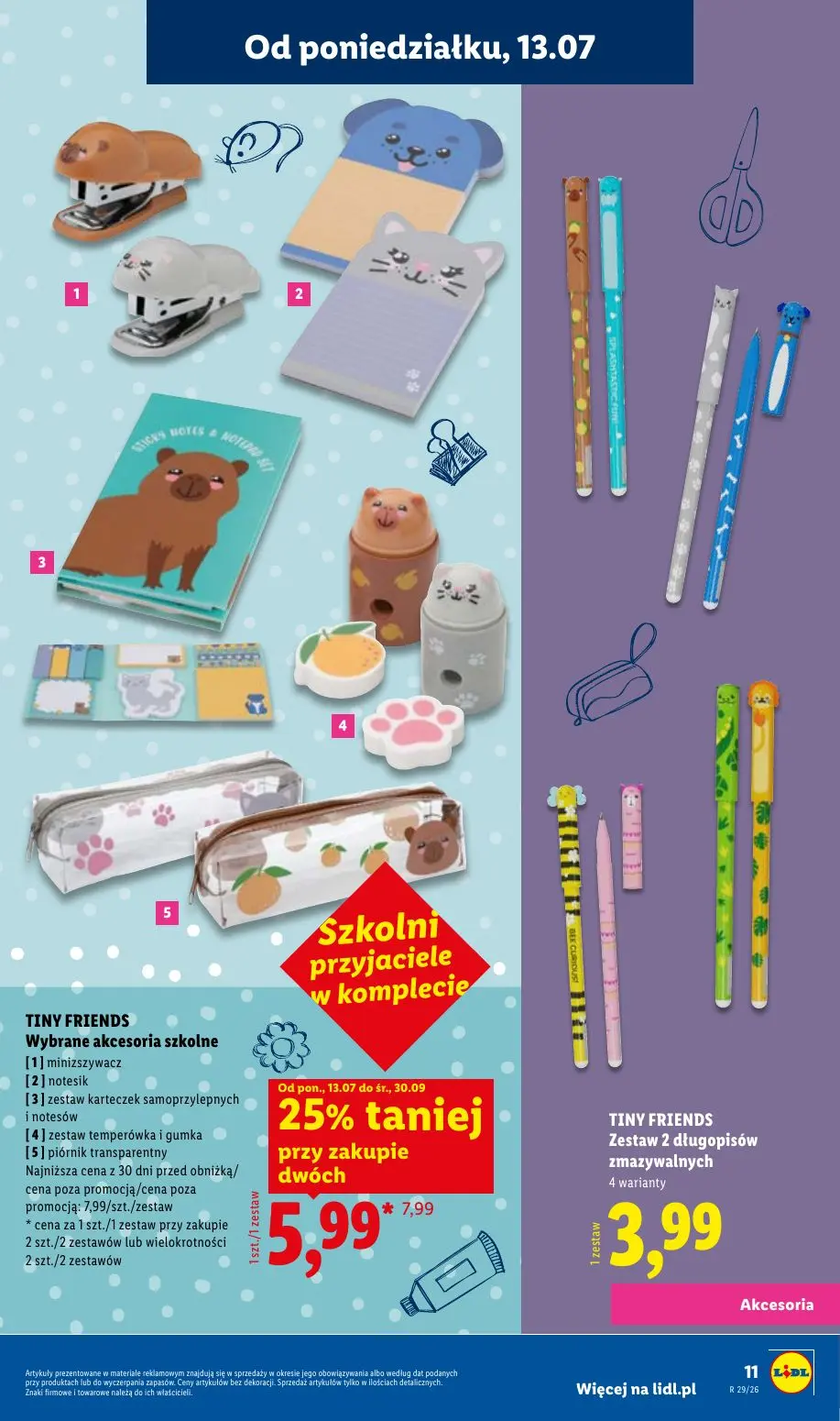 gazetka promocyjna LIDL Kompletna wyprawka - Strona 11