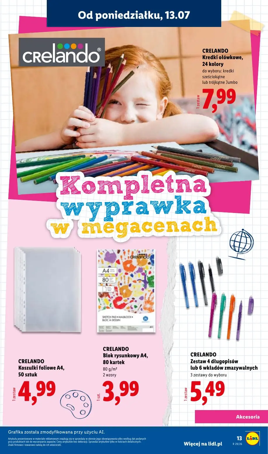 gazetka promocyjna LIDL Kompletna wyprawka - Strona 13