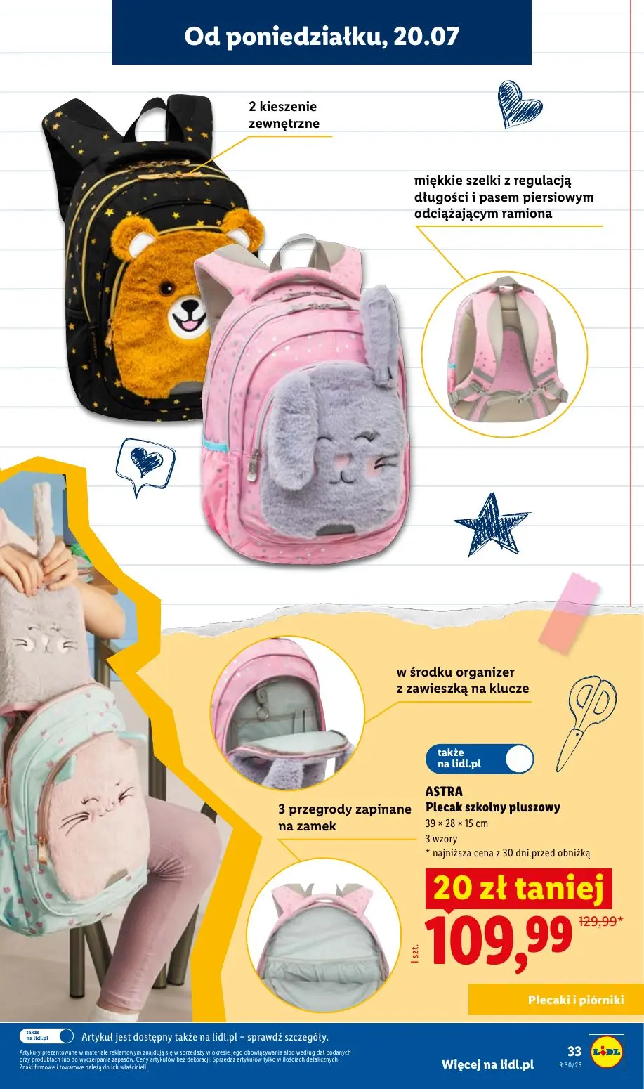 gazetka promocyjna LIDL Kompletna wyprawka - Strona 33