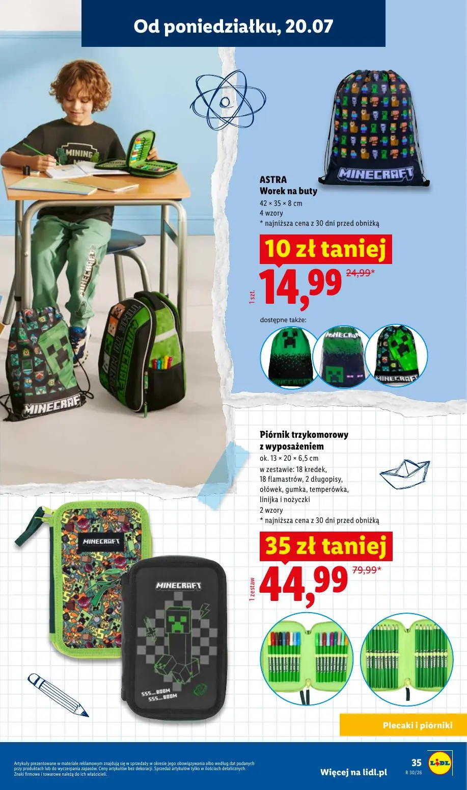 gazetka promocyjna LIDL Kompletna wyprawka - Strona 35