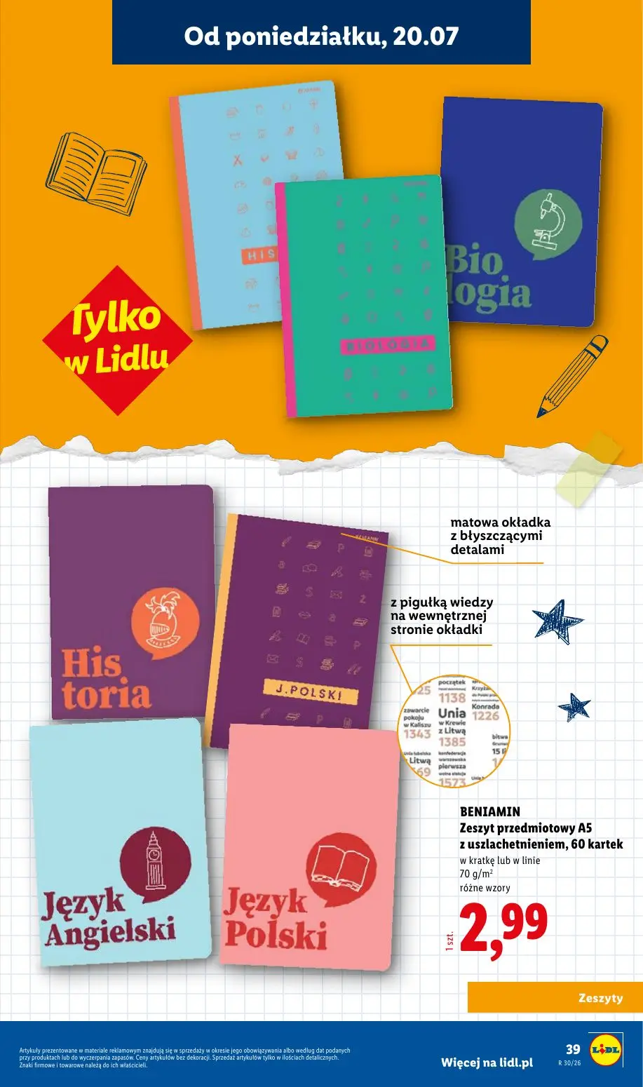 gazetka promocyjna LIDL Kompletna wyprawka - Strona 39