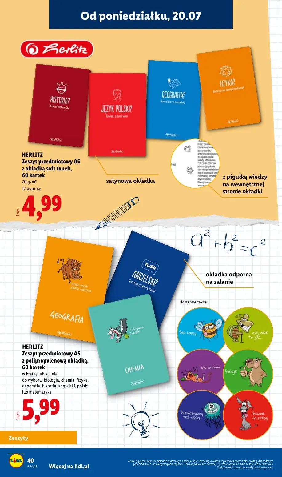 gazetka promocyjna LIDL Kompletna wyprawka - Strona 40