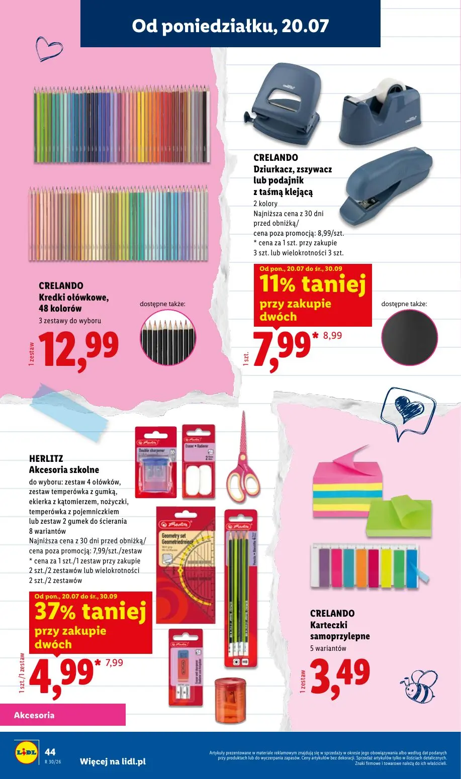 gazetka promocyjna LIDL Kompletna wyprawka - Strona 44