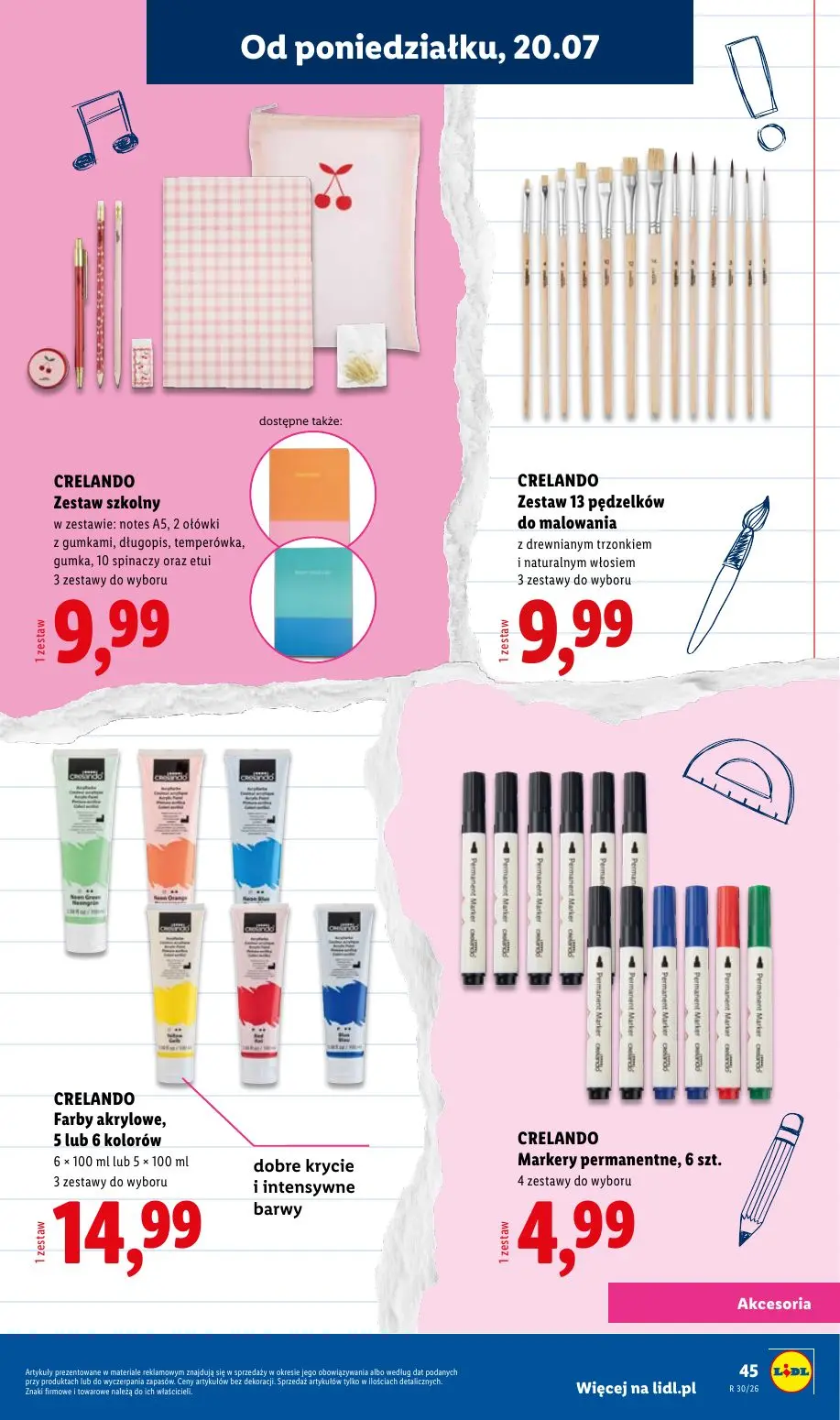 gazetka promocyjna LIDL Kompletna wyprawka - Strona 45