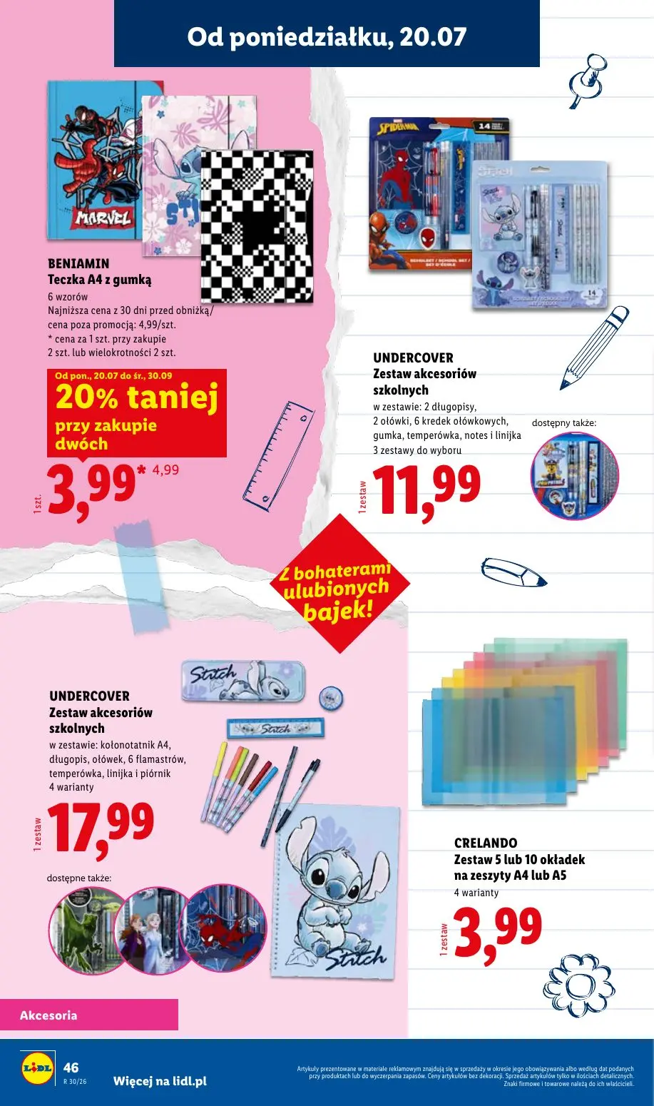 gazetka promocyjna LIDL Kompletna wyprawka - Strona 46