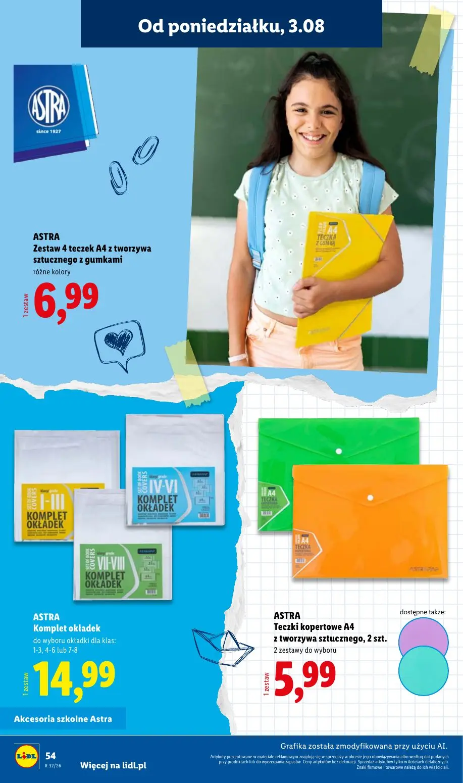 gazetka promocyjna LIDL Kompletna wyprawka - Strona 54